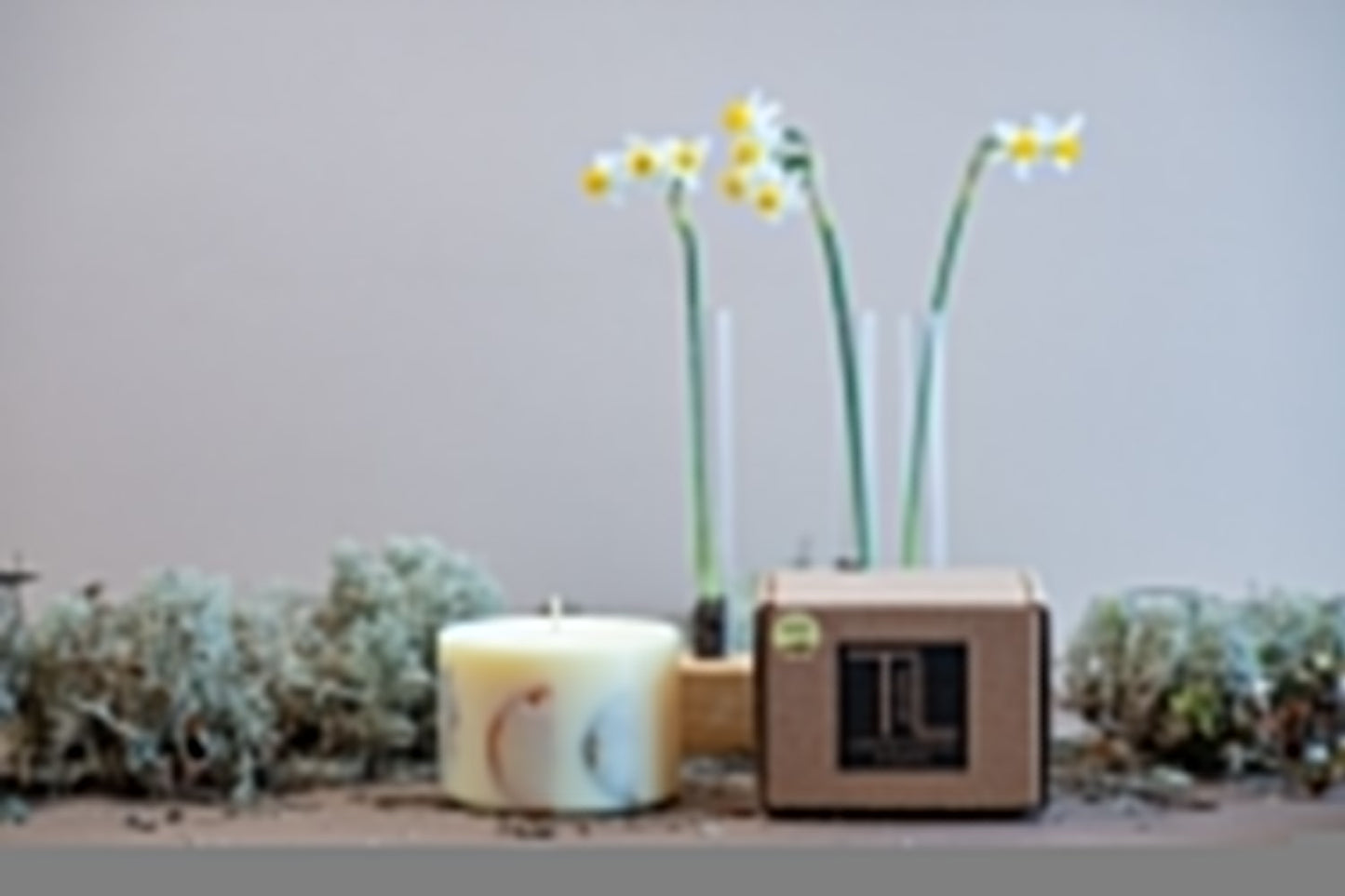 Hand-made Soy Wax Candle with Light Vanilla Scent