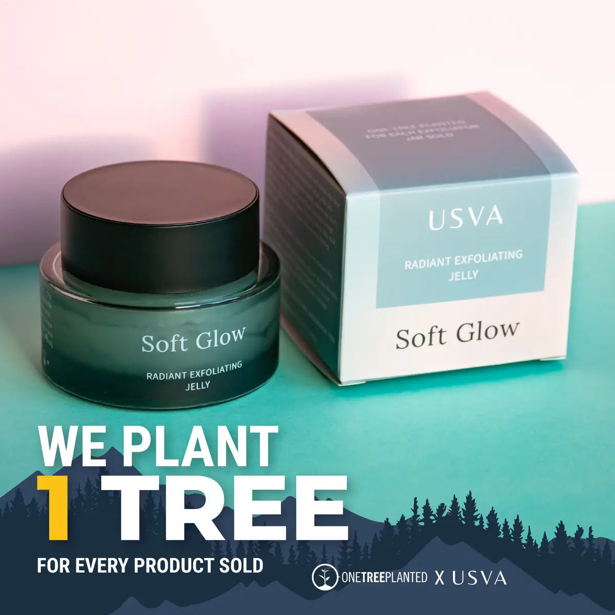 Soft Glow Natürliches Gesichtspeeling – Usva Cosmetics 50ml